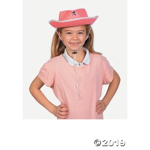 Kids' Pink Cowgirl Hats (Per Dozen)