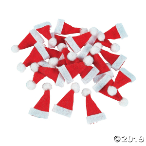 Mini Santa Hats (24 Piece(s))
