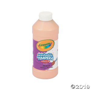 16-oz. Crayola® Artista II Washable Peach Tempera Paint (1 Piece(s))