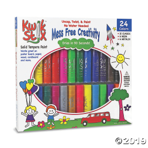The Pencil Grip® Kwik Stix Solid Tempera Paint Stick, Set of 24 (1 Piece(s))