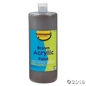 32-oz. Washable Brown Acrylic Paint (1 Piece(s))