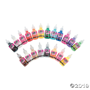 1-Oz. Tulip® Rainbow Puffy® Assorted Colors 3D Paint - Set of 20 (20 Piece(s))