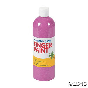 16-oz. Washable Pink Glitter Finger Paint (1 Piece(s))