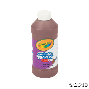 16-oz. Crayola® Artista II Washable Brown Tempera Paint (1 Piece(s))