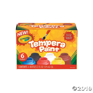 2-oz. Crayola® Assorted Colors Tempera Paints - Set of 6 (6 Piece(s))