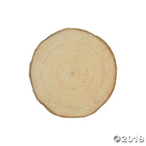 Unfinished Wood Slices Large (Per Dozen)