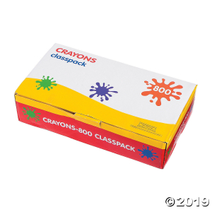 8-Color Crayon Classpack - 800 Pc.