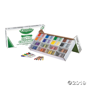 8-Color Crayola® Large Crayon & Marker Combo Classpack® - 256 pc (256 Piece(s))