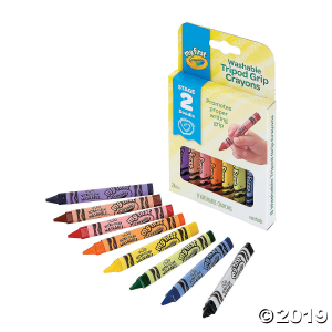 8 Color Crayola® My First Tripod Grip Crayons (1 Set(s))