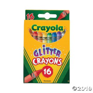 16-Color Crayola® Glitter Crayons (1 Piece(s))