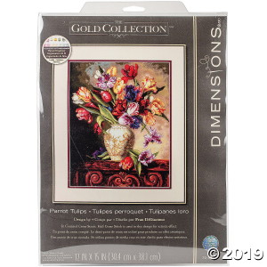 Dimensions Counted Cross Stitch Kit - Parrot Tulips (1 Set(s))