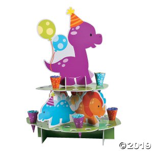 Little Dino Treat Stand with Cones (1 Piece(s))