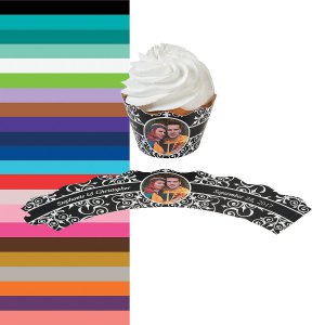 Flourish Custom Photo Cupcake Wrappers (24 Piece(s))
