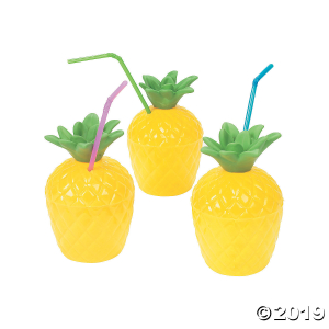 Pineapple Cups with Lids (Per Dozen)