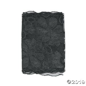 Black Lace Ribbon - 4 1/2 (1 Roll(s))