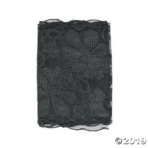 Black Lace Ribbon - 4 1/2 (1 Roll(s))