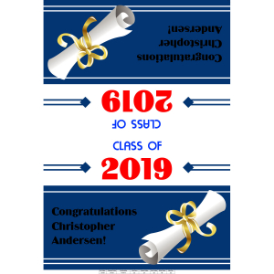 Personalized Graduation Yard Sign (1 Piece(s))
