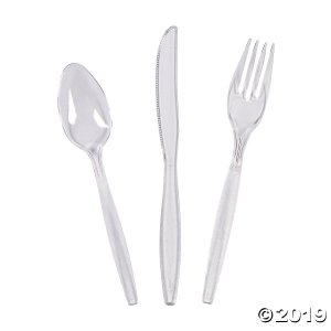 Clear High Count Plastic Cutlery Sets (210 Piece(s))