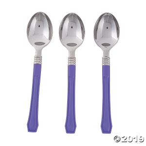 Purple Premium Plastic Spoons (20 Piece(s))