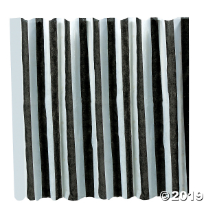 Black & White Striped Gossamer Roll (1 Roll(s))