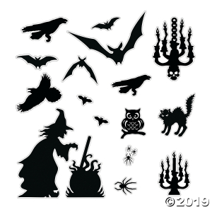 Halloween Silhouette Decoration Kit (1 Set(s))