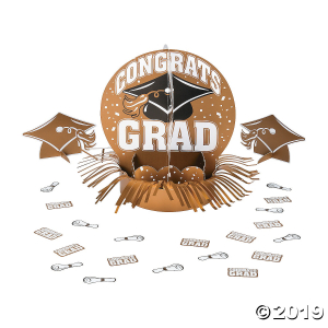 Gold Graduation Party Table Décor Kit (1 Set(s))