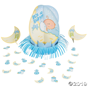Blue Baby Shower Table Decorating Kit (1 Set(s))