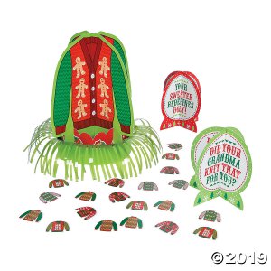 Ugly Sweater Table Décor Kit (1 Set(s))