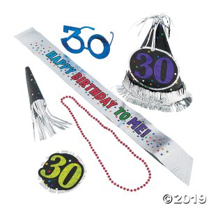 30th Birthday Celebration Party Kit (1 Set(s))
