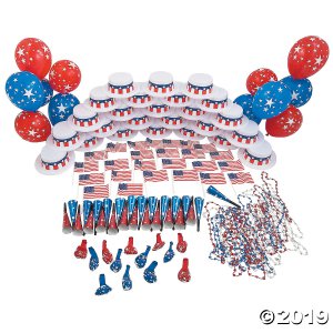 Patriotic Party Kit for 25 (1 Set(s))