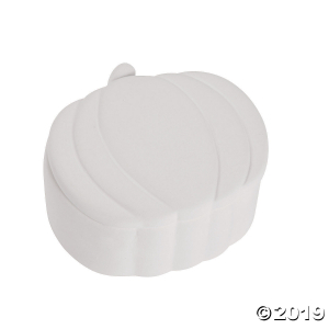 DIY Ceramic Pumpkin Trinket Boxes (Per Dozen)