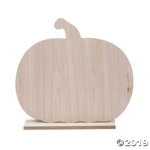 DIY Unfinished Wood Pumpkin Decoration (1 Piece(s))