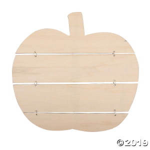 DIY Unfinished Wood Plank Pumpkin Sign (1 Piece(s))