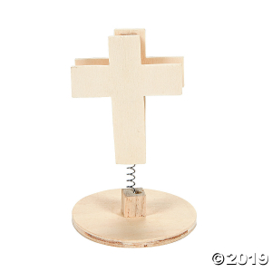 DIY Unfinished Wood Cross Note Holders (Makes 12)