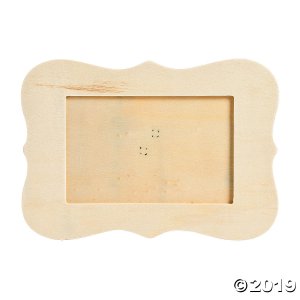 DIY Unfinished Wood Scallop Picture Frames (6 Piece(s))