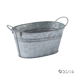 Oval Galvanized Bucket (1 Piece(s))