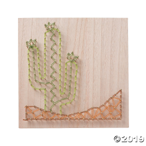 Cactus String Art Craft (1 Piece(s))