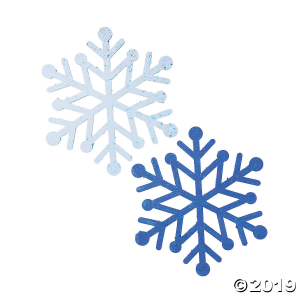 DIY Unfinished Wood Large Snowflakes - 12 (3 Piece(s))