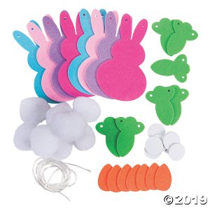 Bunny Tail Garland Craft Kit (Makes 1)