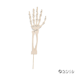DIY Unfinished Wood Skeleton Hand Picks (6 Piece(s))