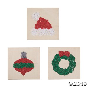 Christmas Button Décor Kits (3 Piece(s))
