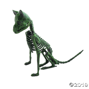 Neon Green Halloween Skeleton Chihuahua Halloween Decoration (1 Piece(s))