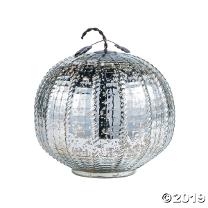 Large Mercury Glass Pumpkin (1 Piece(s))