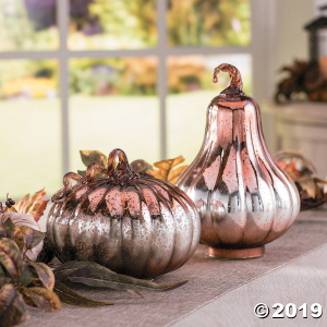Gilded Harvest Mercury Pumpkins (1 Set(s))