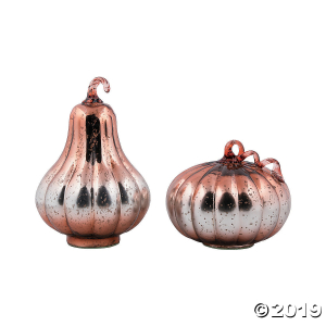 Gilded Harvest Mercury Pumpkins (1 Set(s))