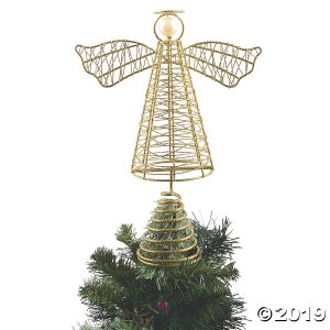 Gold Angel Christmas Tree Topper (1 Piece(s))
