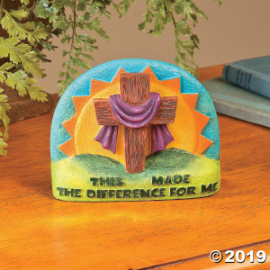 Inspirational Easter Tabletop Cross (1 Piece(s))