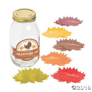 Thanksgiving Gratitude Mason Jar (1 Piece(s))