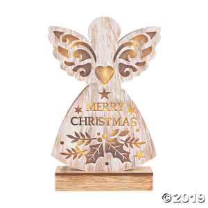 Light-Up Angel Tabletop Decoration (1 Piece(s))