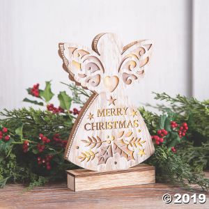 Light-Up Angel Tabletop Decoration (1 Piece(s))